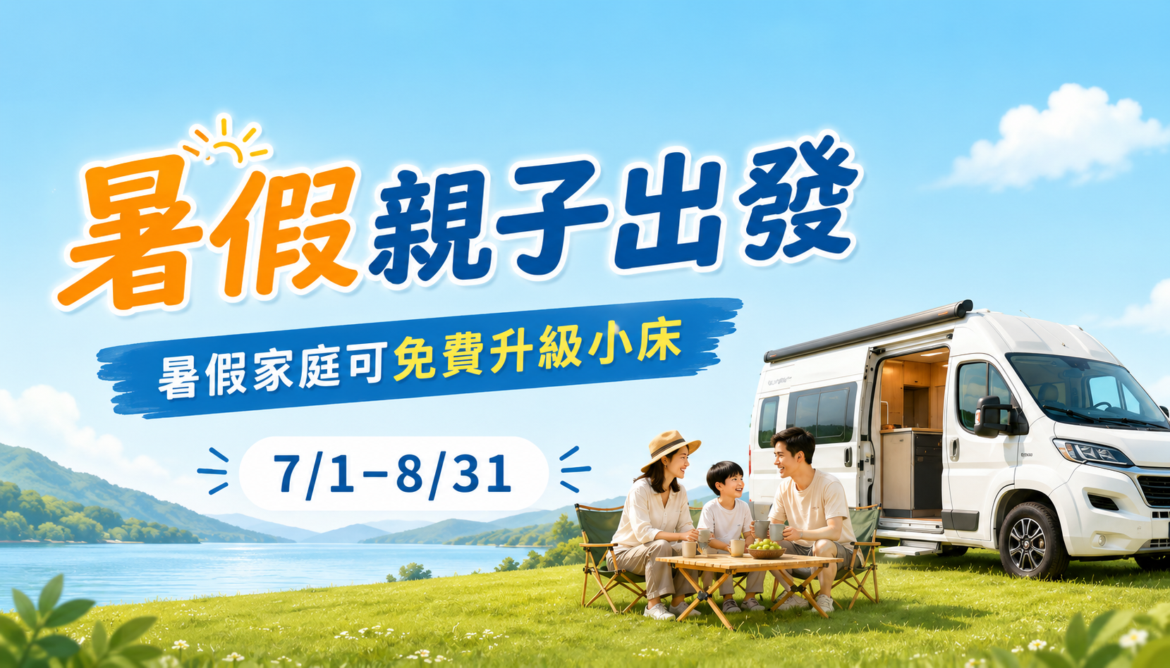 暑假，開著家去旅行！
