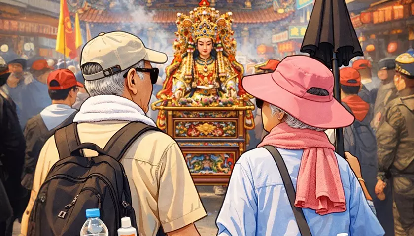 跟 著 媽 祖 走 一 段 路